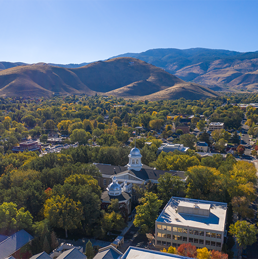 Aerial View of Carson City, NV