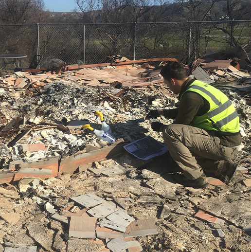 Post-Fire Site Investigation and Risk Assessment